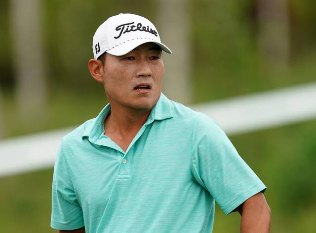 지난 22일 강원 춘천 라비에벨 듄스코스에서 열린 코오롱 한국오픈에 출전한 모습. 강성훈은 2013년 이 대회 우승을 차지했다. 한국오픈 대회조직위 제공