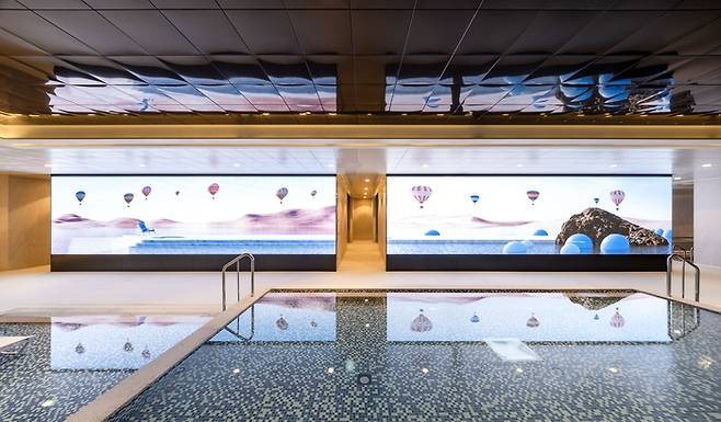 청주 엔포드 호텔 실내수영장 ‘라군 풀’ / 사진=엔포드 호텔