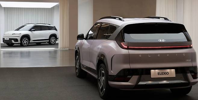 현대차가 중국 전용 순수 전기차 모델로 출시를 준비 중인 일렉시오. [사진 = 현대차]
