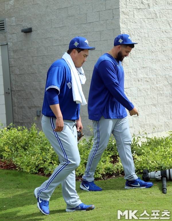 매노아는 류현진이 토론토에서 뛰던 시절 가장 친한 팀 동료였다. 사진= MK스포츠 DB
