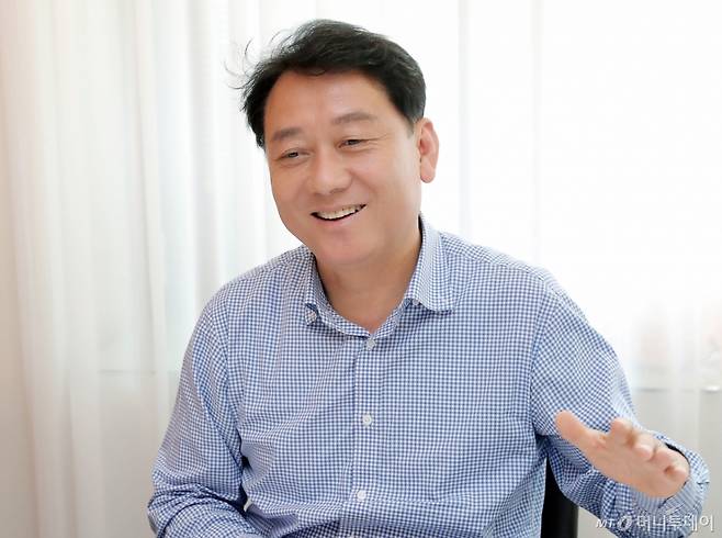 이광재 더불어민주당 선대위 국가미래정책위원장 인터뷰. /사진=김창현