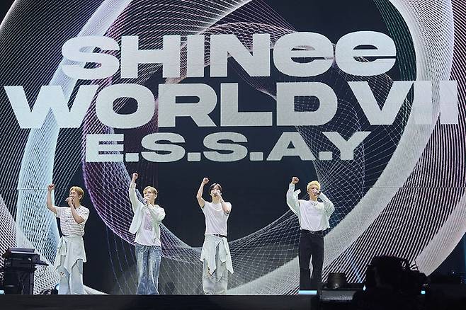 [서울=뉴시스] 샤이니 17주년 기념 일곱 번째 단독 콘서트. (사진 = SM엔터테인먼트 제공) 2025.05.26. photo@newsis.com *재판매 및 DB 금지