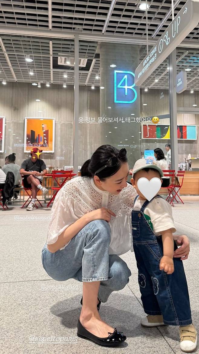 [서울=뉴시스] 손연재(왼쪽)·손연재 아들 (사진=인스타그램 캡처) 2025.05.26. photo@newsis.com *재판매 및 DB 금지