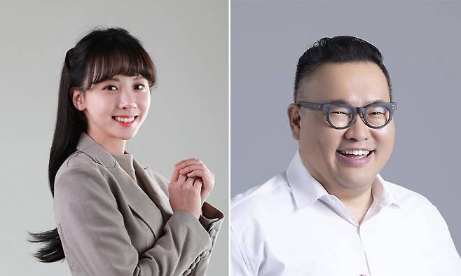 방송인 김민아(왼쪽),&nbsp;주류문화 칼럼니스트 명욱 세종사이버대 교수.