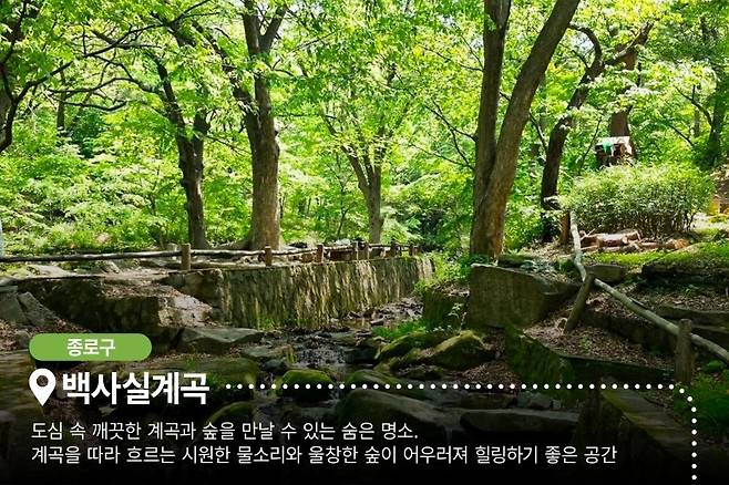 '생활핫플 100선' 중 하나인 백사실계고 [서울시 제공. 재판매 및 DB 금지]