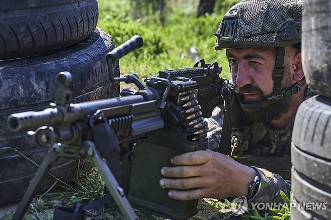 하르키우 지역에 배치된 우크라이나 군 [EPA 연합뉴스 자료사진]