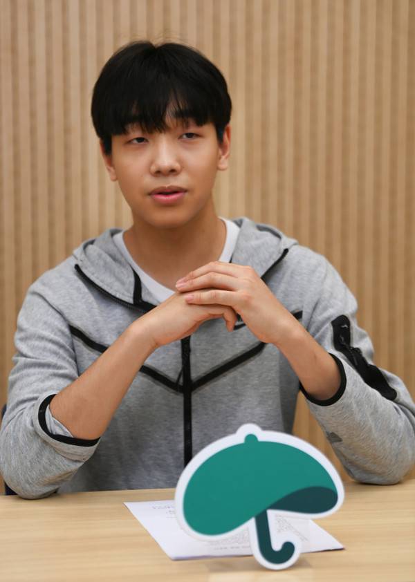 권하민 군이 충청투데이와 인터뷰를 하고 있다. 김주형 기자 kjh2667_@cctoday.co.kr