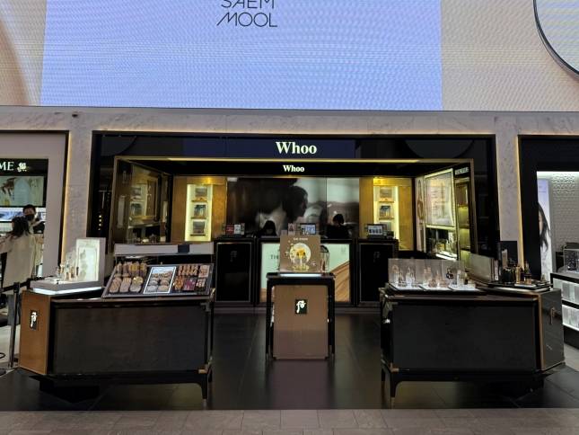 신세계면세점 명동점 내 더후 매장./사진=윤서영 기자 sy@