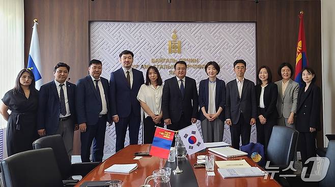 정부는 27일 몽골 울란바토르에서 '제1차 한-몽골 기후변화 협력 공동위원회'를 개최했다. 2025.05.27. (외교부 제공)