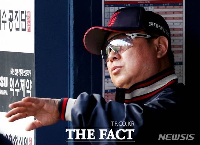 김태형 롯데 자이언츠 감독은 '상남자'로 불린다. 매사 분명하고 직설적이라 오해의 소지가 없다. 이 때문에 많은 선수들로부터 존경을 받는다. /뉴시스