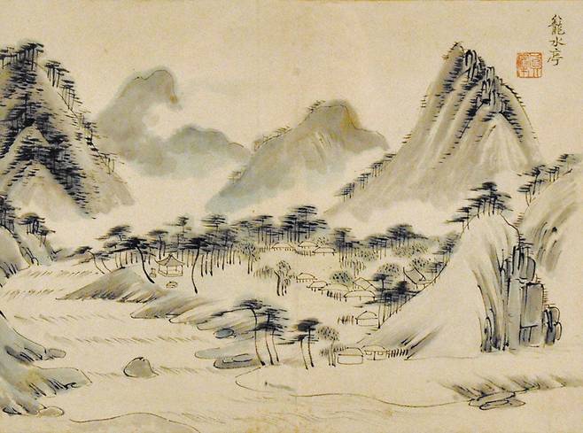 진재 김윤겸, '농수정'. 18세기. 개인 소장. /돌베개