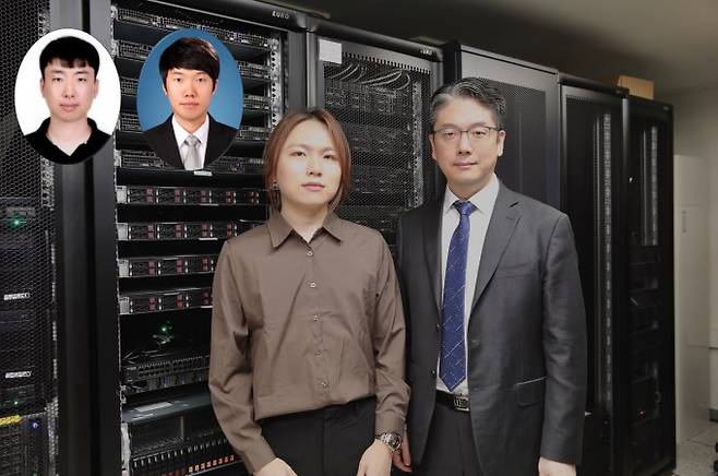 왼쪽부터 윤희용 KAIST 전산학부 박사과정생, 한동형 박사과정생, 오세연 박사과정생, 김민수 교수. KAIST 제공