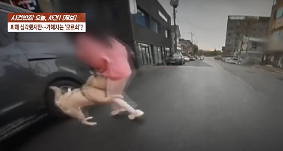 진돗개에게 물려 전치 3주의 부상을 당했지만, 견주에게 치료비도 받지 못하고 있다는 예비 신부의 사연이 전해졌다. 사진은 사고 당시 상황. [사진=JTBC]