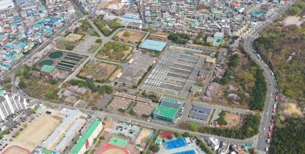 대구시 신청사가 들어설 예정인 옛 두류정수장 부지(사진제공-대구시)