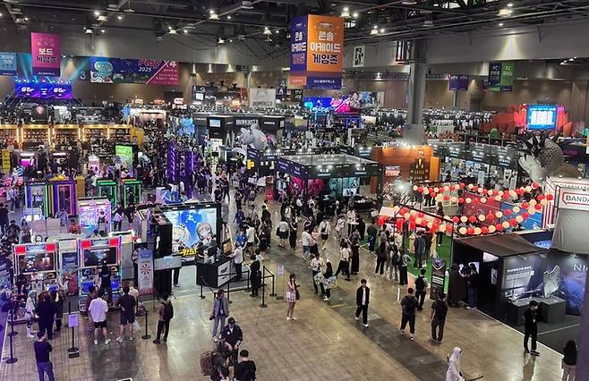 수도권 최대 종합게임쇼 ‘2025 플레이엑스포(PlayX4)’ 행사장 모습. <사진=경기도 제공>