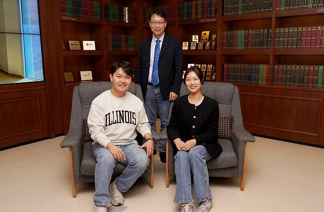 최민준(왼쪽부터) 박사, 이재영 교수, 배수안 박사.[GIST 제공]