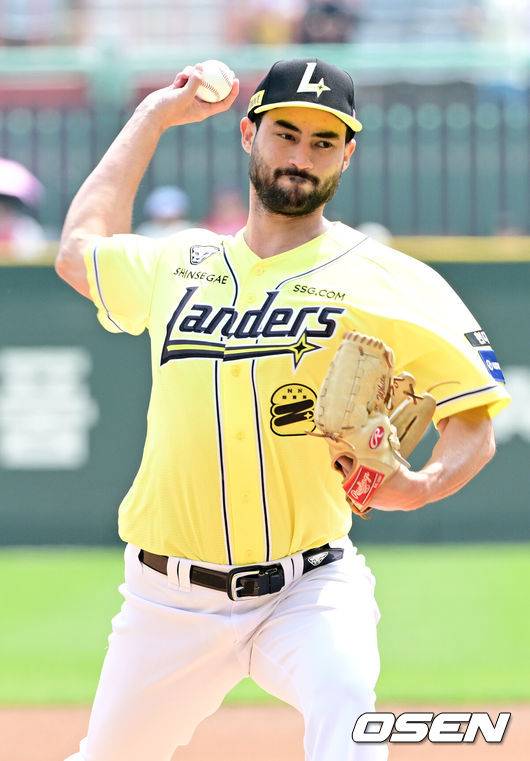 SSG 랜더스 미치 화이트. /OSEN DB