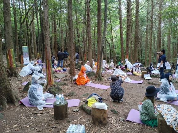 지난해 서귀포치유의숲에서 열린 웰니스 숲 힐링 축제. 서귀포시 제공
