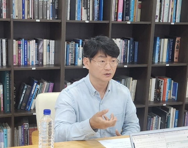 정도현 라파스 대표가 25일 서울경제신문과 인터뷰하고 있다. 사진 제공=라파스