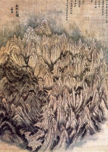 국보 '정선 필 금강전도' [국가유산청 국가유산포털 제공. 재판매 및 DB 금지]