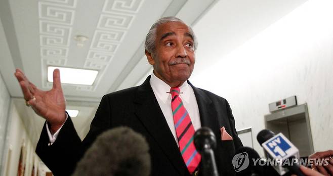 고(故) 랭글 전 의원의 2010년 11월 모습 [로이터 연합뉴스 자료사진 재판매 및 DB금지]