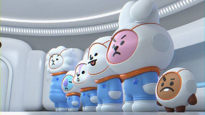 BT21 The Journey 애니메이션 시리즈 프롤로그의 장면