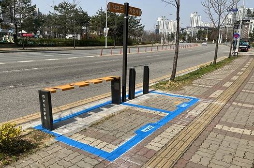평택시 공유모빌리티 주차존 모습.(한국교통안전공단 제공)