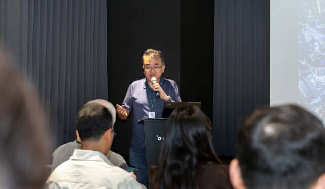 지난 27일 서울 드림플러스 강남 5층에서 열린 ‘스타트업의 일본 진출 로드맵 세미나’에서 키미히로 미네 피노젝트 대표가 발표하고 있다.