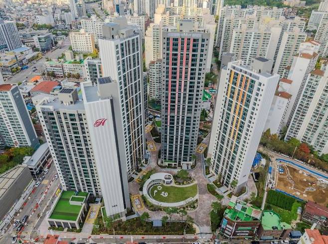 힐스테이트 인덕원역 베르텍스 조감도. 현대건설 제공