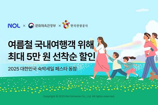 놀유니버스, ‘2025 대한민국 숙박세일 페스타’ 동참.ⓒ놀유니버스