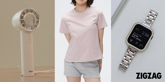 지그재그,역대급 폭염 예고에 무더위 대비 아이템 거래액 최대11배 급증. ⓒ지그재그