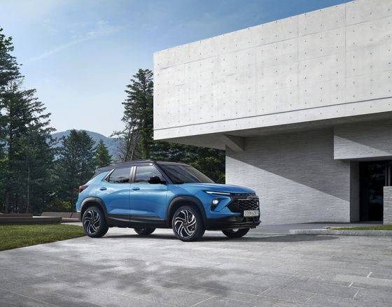 한국GM이 부평공장에서 생산 중인 트레일 블레이저. ⓒ한국GM