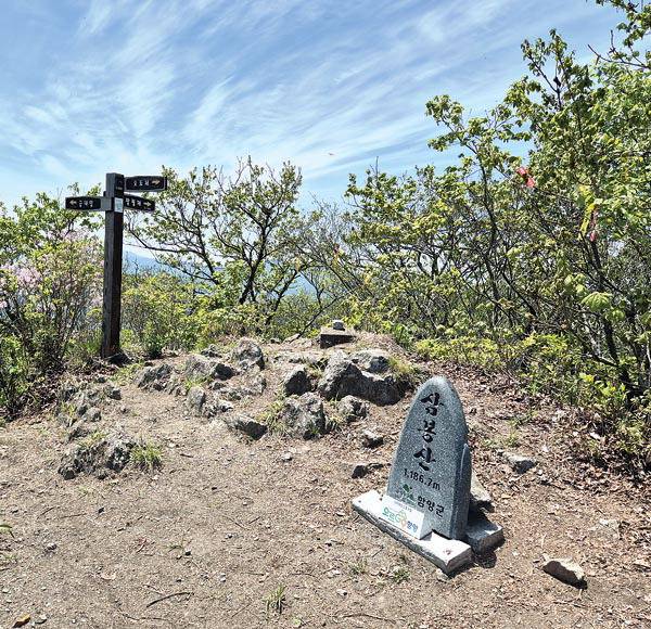 삼봉산 정상.