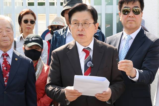 황교안 후보 [사진 = 뉴스1]