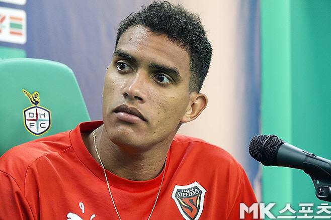포항 스틸러스 공격수 조르지. 사진=이근승 기자
