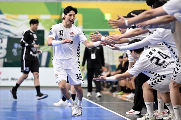 사진 충남도청 선수들, 사진 제공=한국핸드볼연맹