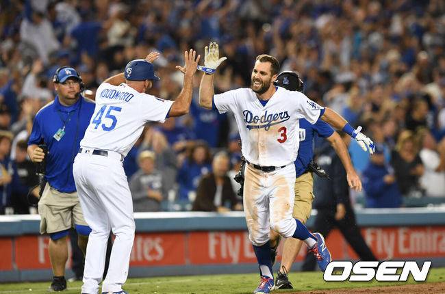 LA 다저스 시절 크리스 테일러. /OSEN DB