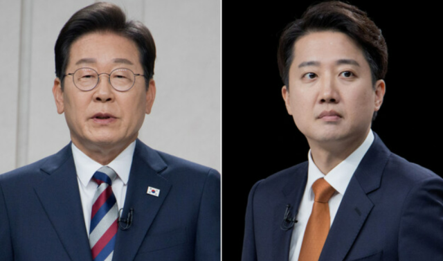 더불어민주당 이재명· 개혁신당 이준석, 국회사진 기자단