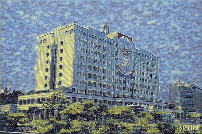 서울 용산 대통령실. 윤석열이 ‘국무회의’라고 주장하는 2024년 12월3일 ‘5분 회동’은 국무위원들이 윤석열의 일방적인 주장을 듣는 자리였다. ⓒ시사IN 이명익