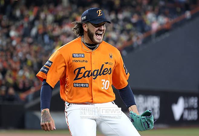 ▲ 압도적인 경기력을 바탕으로 올해 최고의 선발 투수로 공인되고 있는 코디 폰세 ⓒ곽혜미 기자