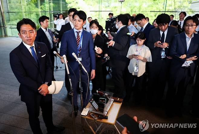 고이즈미 신지로 일본 농림수산상 [로이터 연합뉴스 자료사진. 재판매 및 DB 금지]