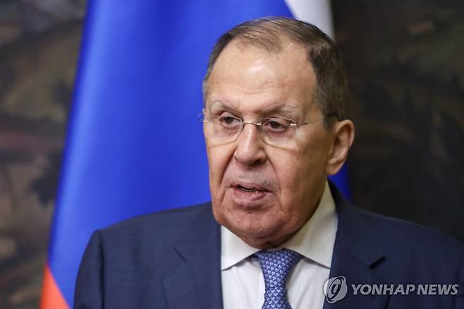 세르게이 라브로프 러시아 외무장관 [타스 연합뉴스 자료사진. 재판매 및 DB 금지]