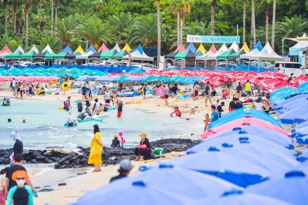 제주시 한림읍 금능해수욕장 모습. 제주일보 자료사진