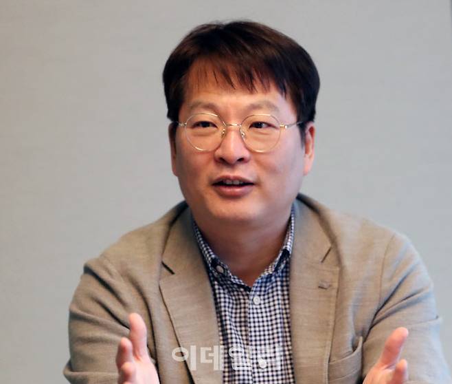 Dong-yeop Kim, Managing Director at  Mirae Asset Investment and  Pension Center (Photo by Tae-hyung Kim)