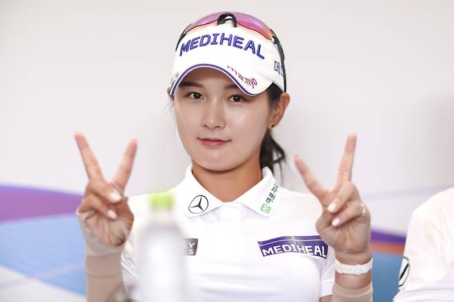 타고난 능변으로 소문난 박현경은 KLPGA투어의 대표적인 인기스타다. MHN스포츠 제공