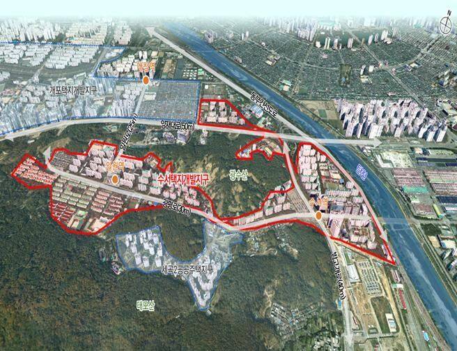 수서택지개발지구 위치도 / 자료 = 서울시