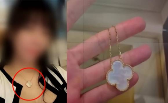 나는솔로 여성 출연자가 판매한 목걸이가 가품이라는 의혹이 제기됐다. [사진=JTBC '사건반장' 캡쳐]