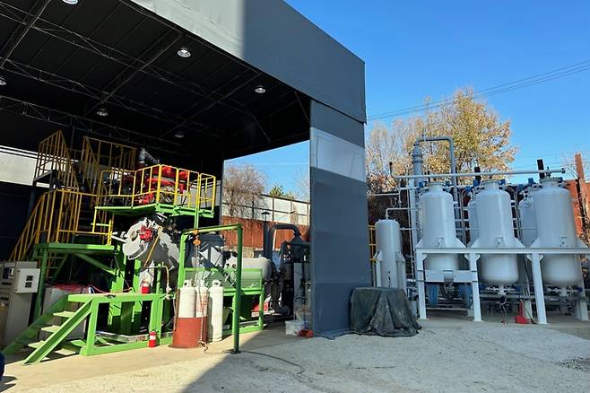 합성가스 생산 순산소 연소기반 가스화 공정 파일럿 플랜트. 한국에너지기술연구원