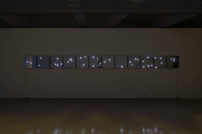 미야지마 타츠오 ‘Changing Time with Changing Self-Flower’(2014). 갤러리 바톤