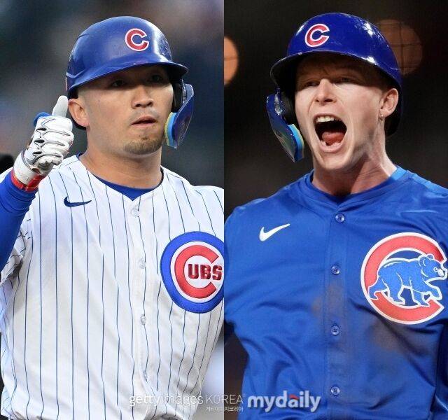 시카고 컵스 스즈키 세이야, 피트 크로우-암스트롱./게티이미지코리아